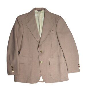 VINTAGE MEN'S BEIGE BLAZER JACKET - LEVI'S PANATELA - SIZE 40R
